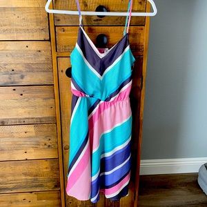 LC dress. Sz 2. Multi color. Elastic waist.